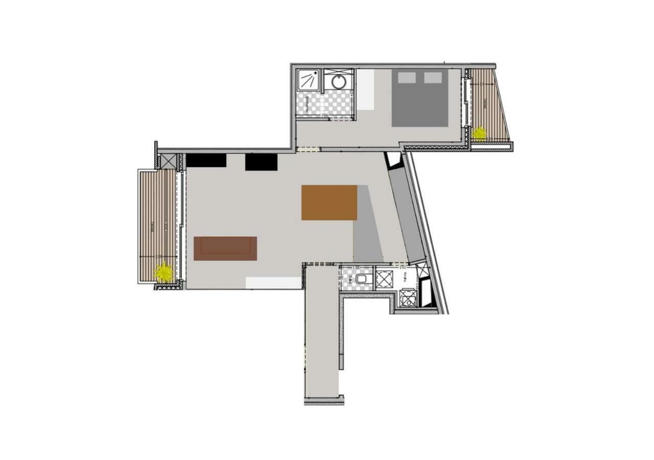 Appartement Aan Zee Остенде Экстерьер фото